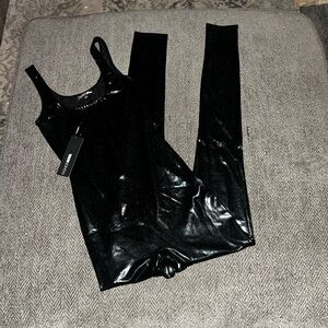 Fashion Nova Glittery Black Sleeveless Top